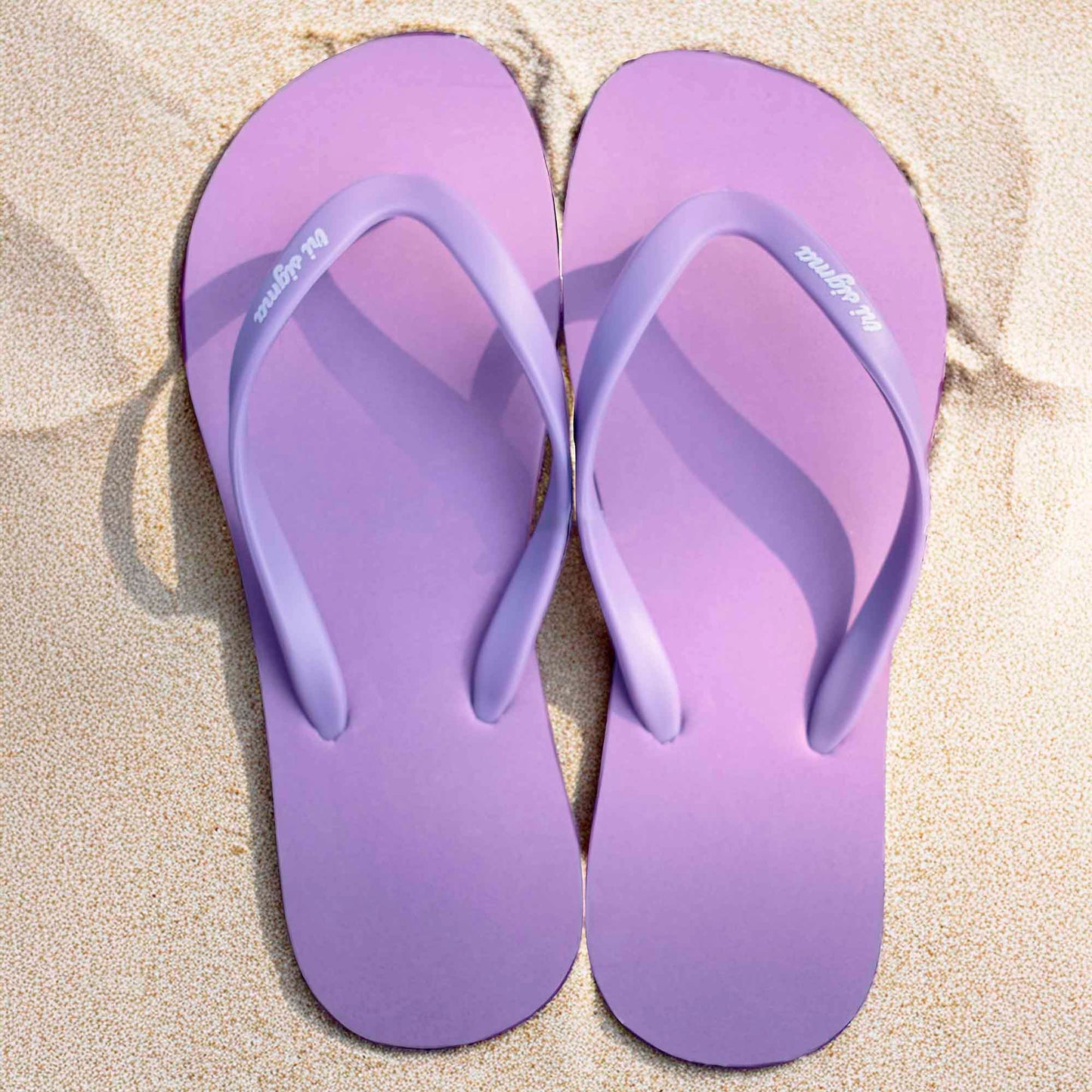 Kappa Alpha Theta Flip Flops, With Greek Letter Cutouts