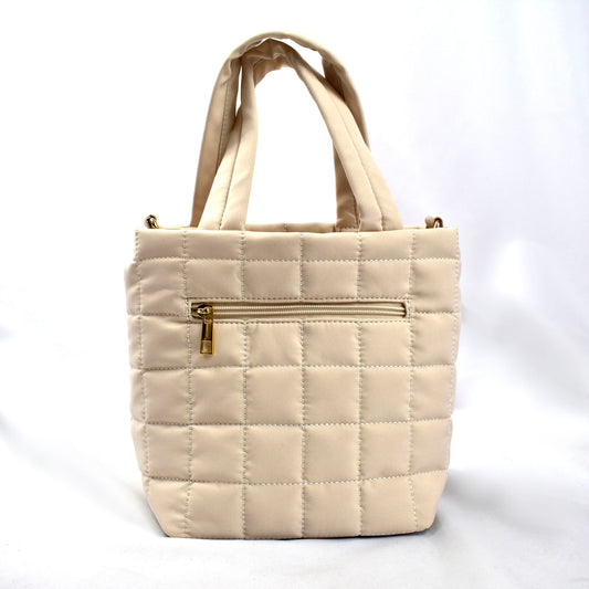 Alpha Gamma Delta Quilted Tote Bag- Small Crossbody Bag with Greek Letters