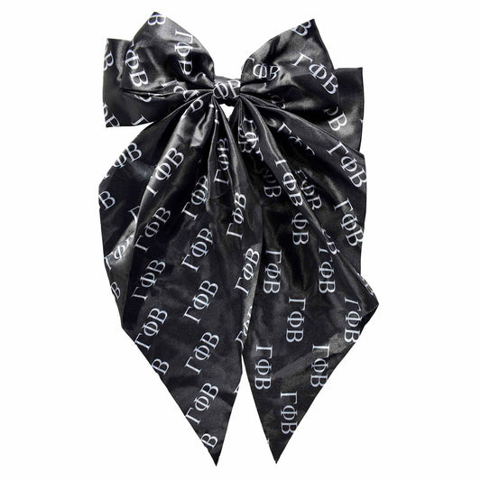 Gamma Phi Beta Greek Letters Hair Bow