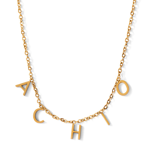 Alpha Chi Omega Name Necklace