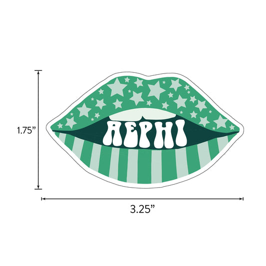 Alpha Epsilon Phi Girl Power Sticker Sheet