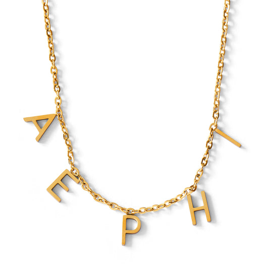 Alpha Epsilon Phi Name Necklace