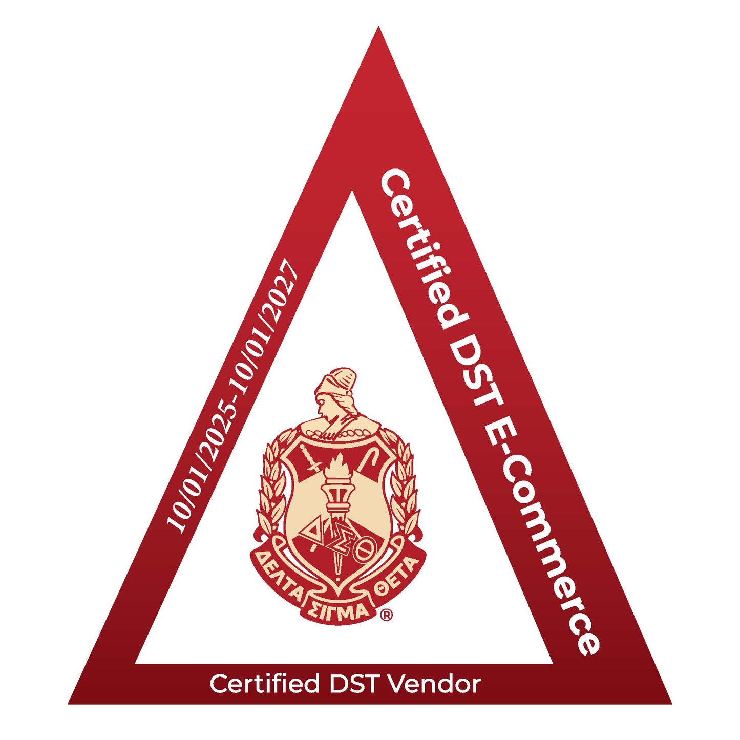 Delta Sigma Theta Sorority, Incorporated Laptop Jumbo Sticker/Decal