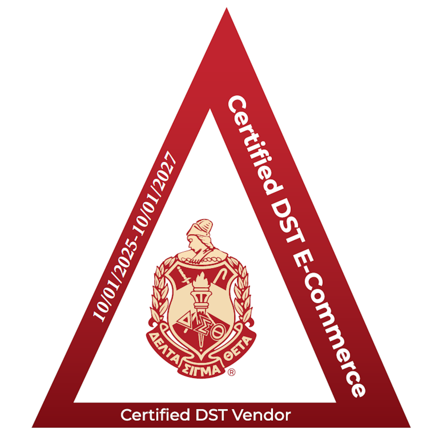 Delta Sigma Theta Makeup Bag- Brand Focus Design