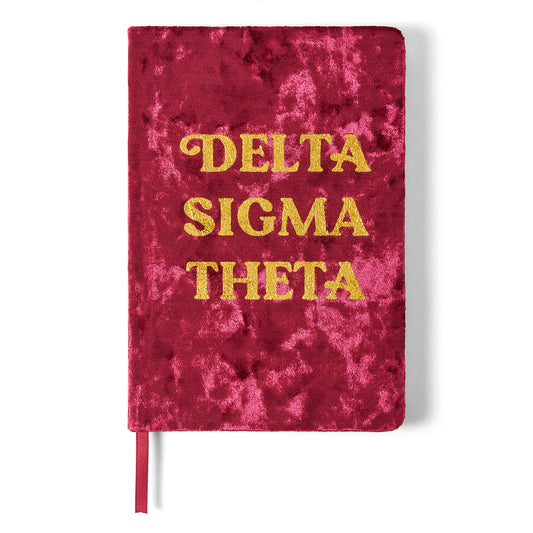 Delta Sigma Theta Notebook with Gold Foil Imprint