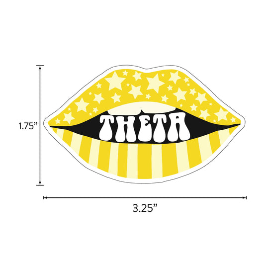 Kappa Alpha Theta Girl Power Sticker Sheet