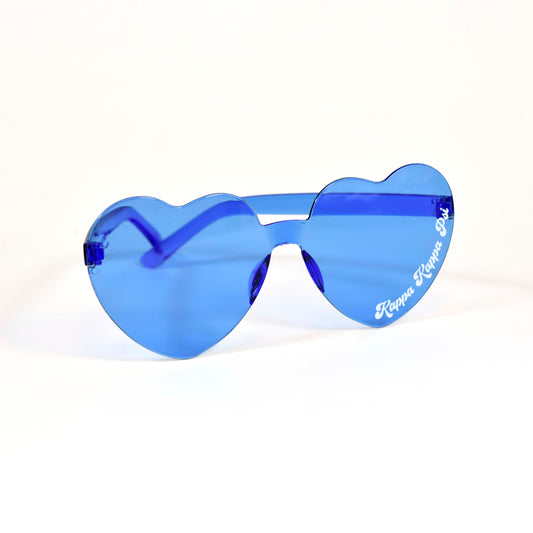 Kappa Kappa Psi Sunglasses - Heart Shaped