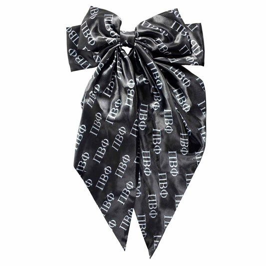 Pi Beta Phi Greek Letters Hair Bow