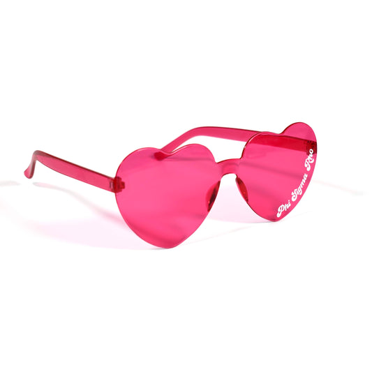 Phi Sigma Rho Sunglasses - Heart Shaped