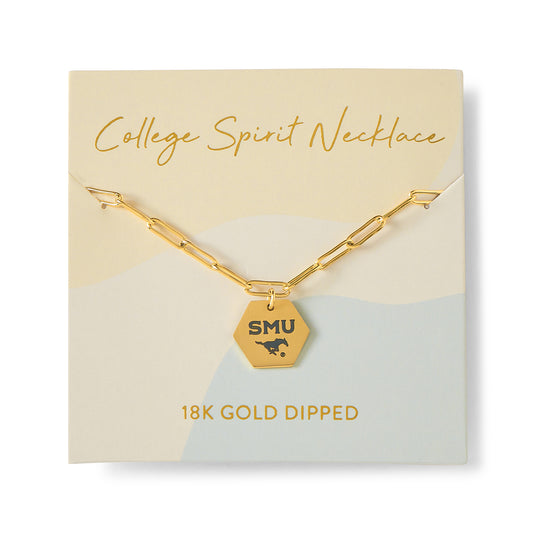 Southern Methodist University Paperclip Necklace