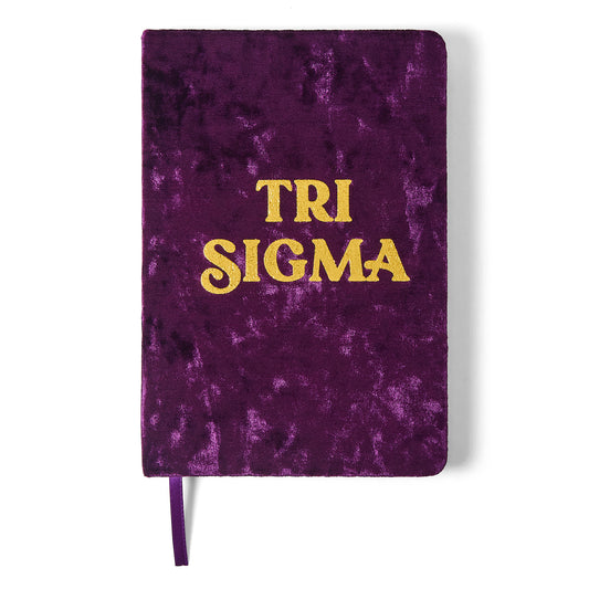Tri Sigma Notebook with Gold Foil Imprint