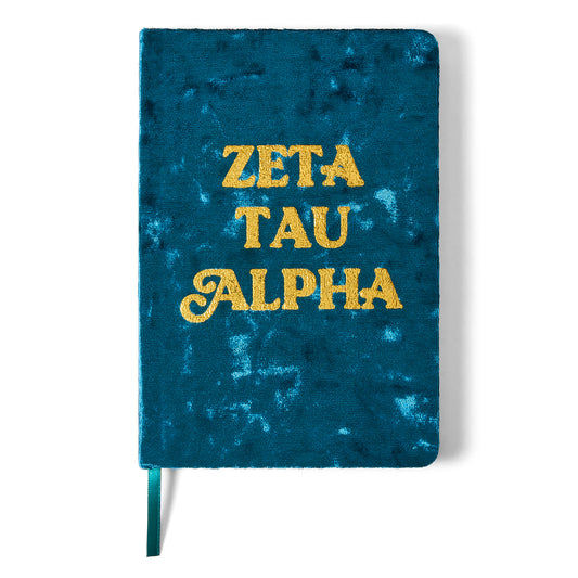 Zeta Tau Alpha Notebook with Gold Foil Imprint
