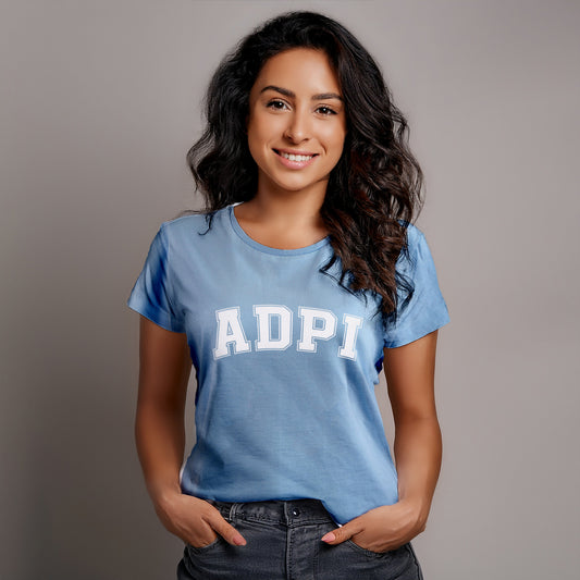 Alpha Delta Pi Sorority T-Shirt- Varsity Design