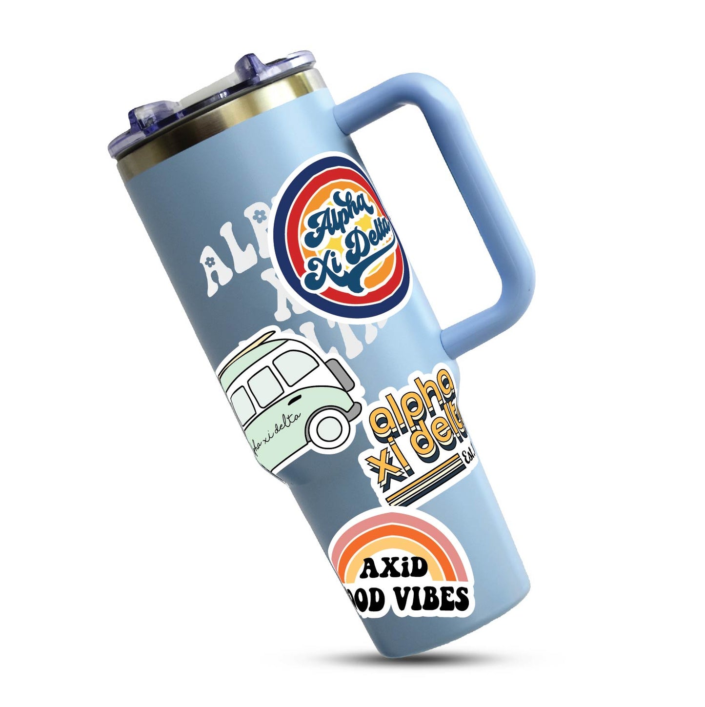 Alpha Xi Delta <br> Retro Sticker Sheet