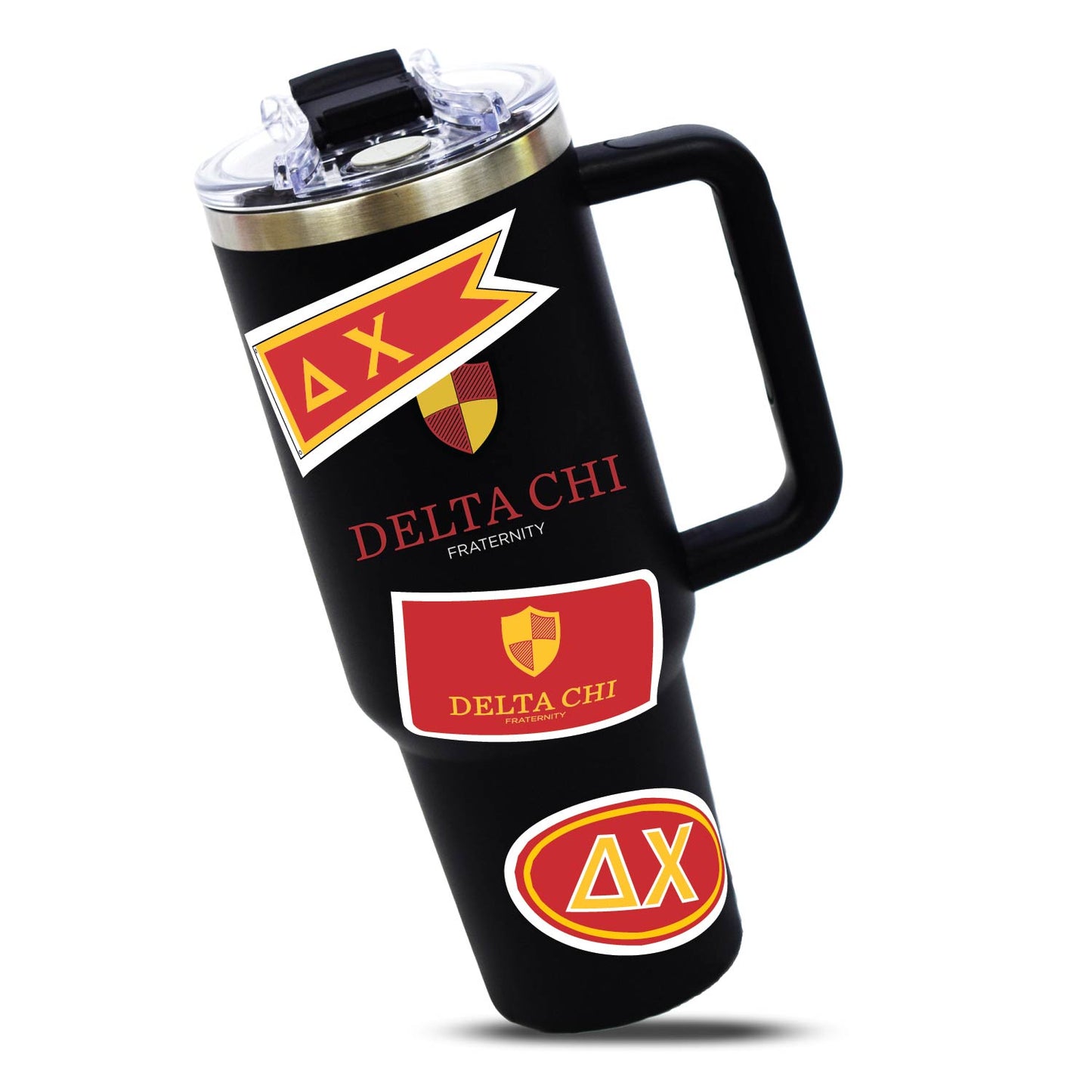 Delta Chi Fraternity Sticker Sheet- Brand Focus