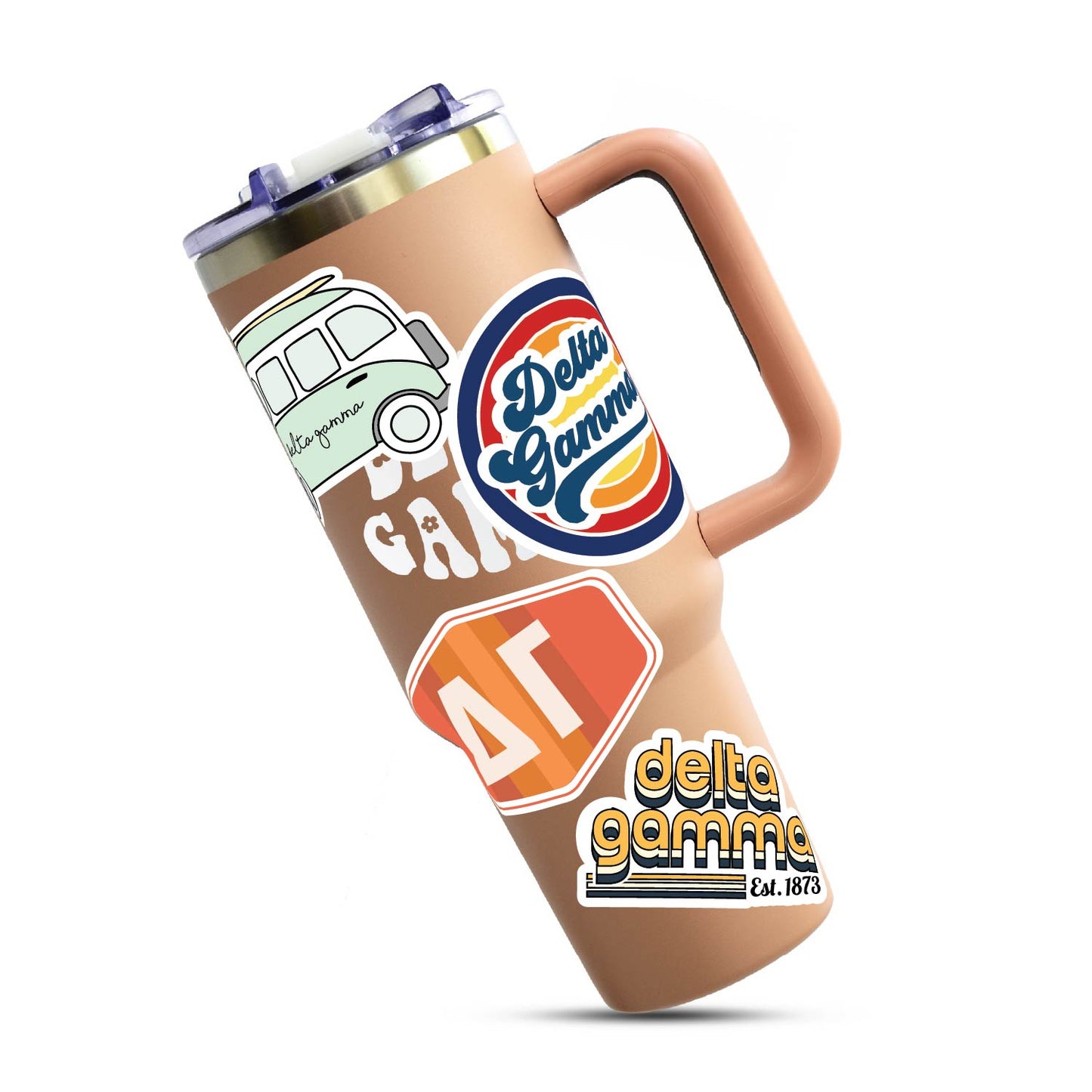 Delta Gamma Retro Sticker Sheet