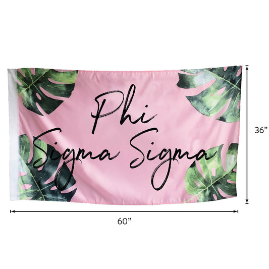 Sigma Sigma Sigma Tropical Flag