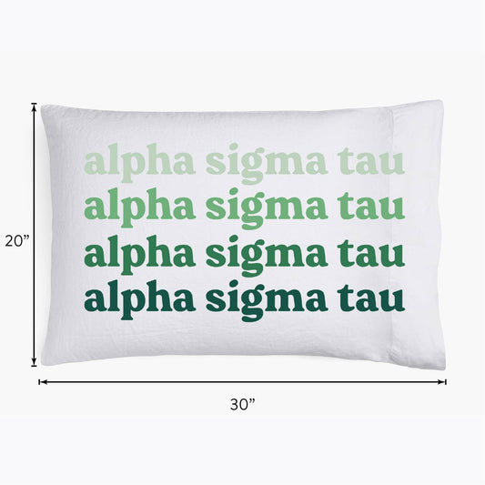 Alpha Omicron Pi Cotton Pillowcase