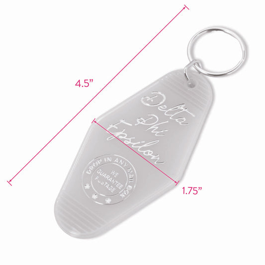 Sigma Delta Tau Motel Keychain