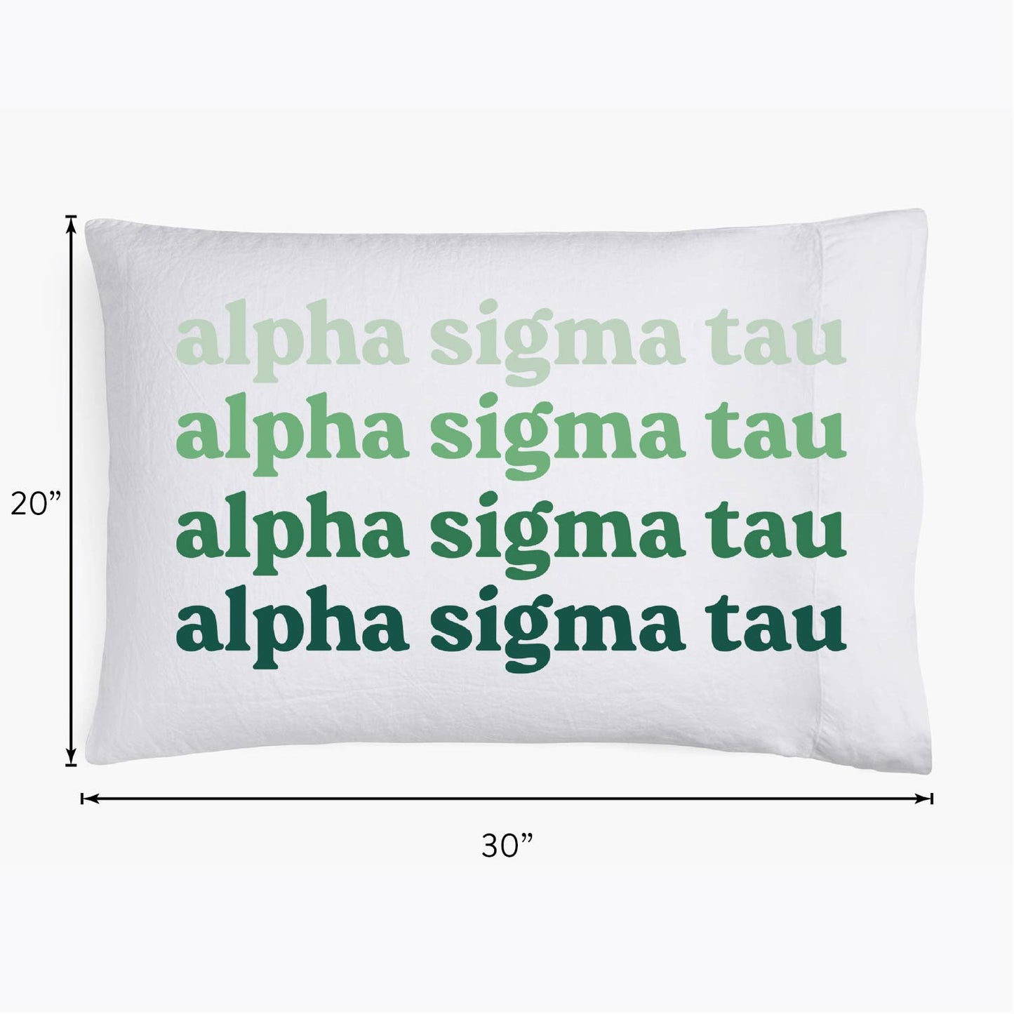 Alpha Chi Omega Cotton Pillowcase