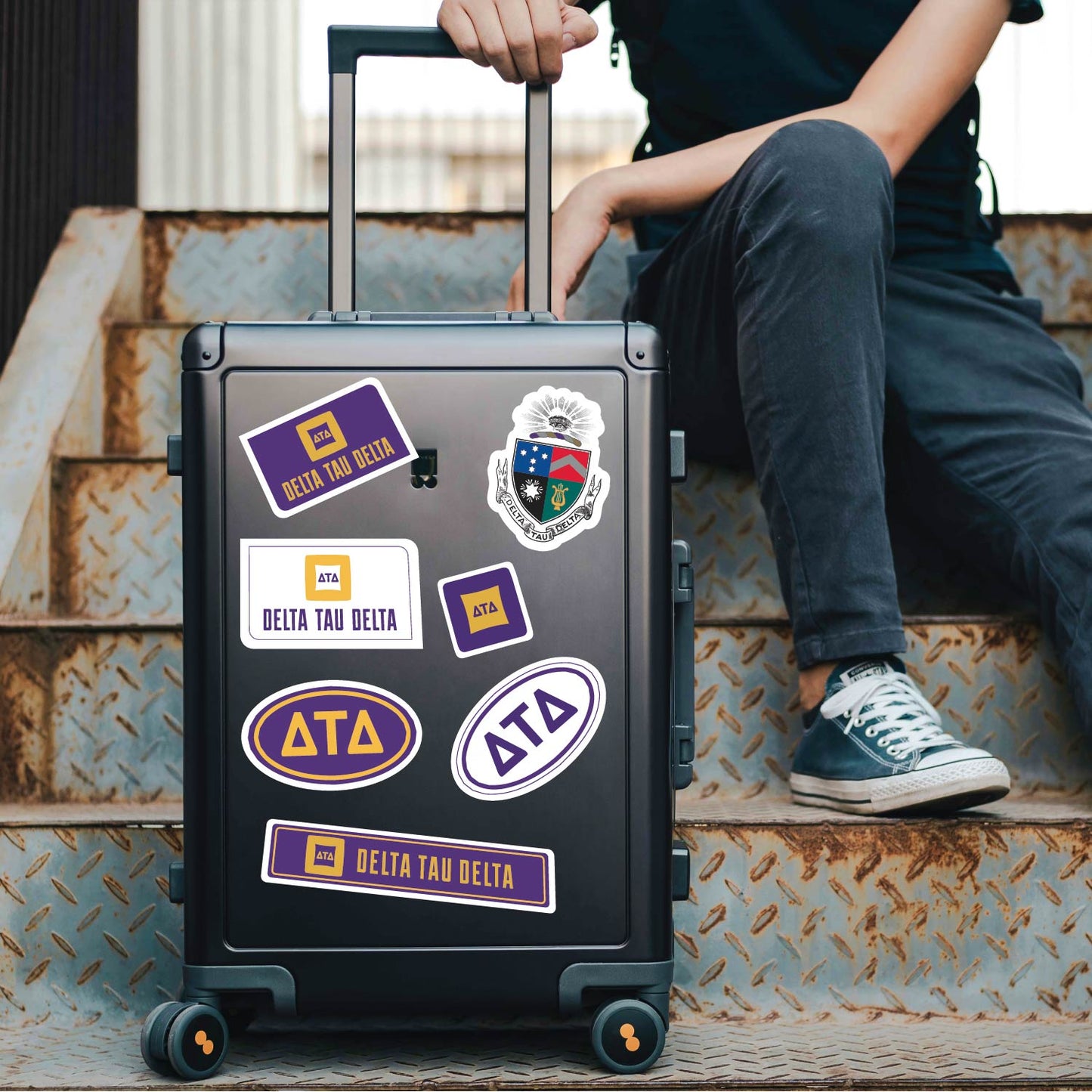 Delta Tau Delta Fraternity Sticker Sheet- Brand Focus