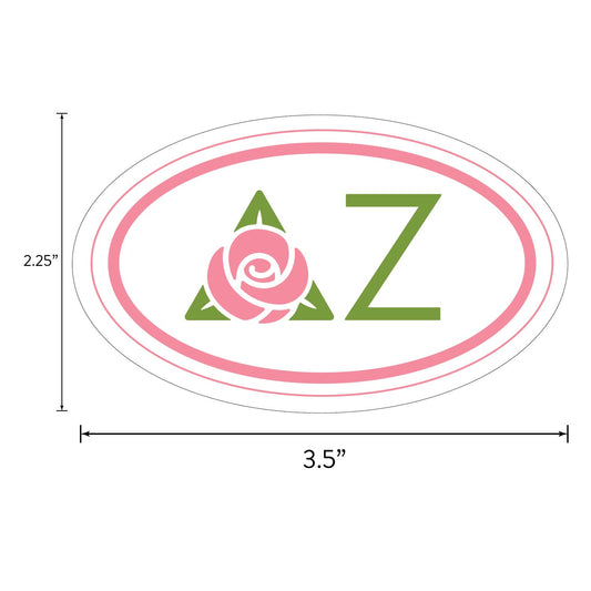 Delta Zeta Sorority Sticker Sheet- Brand Focus