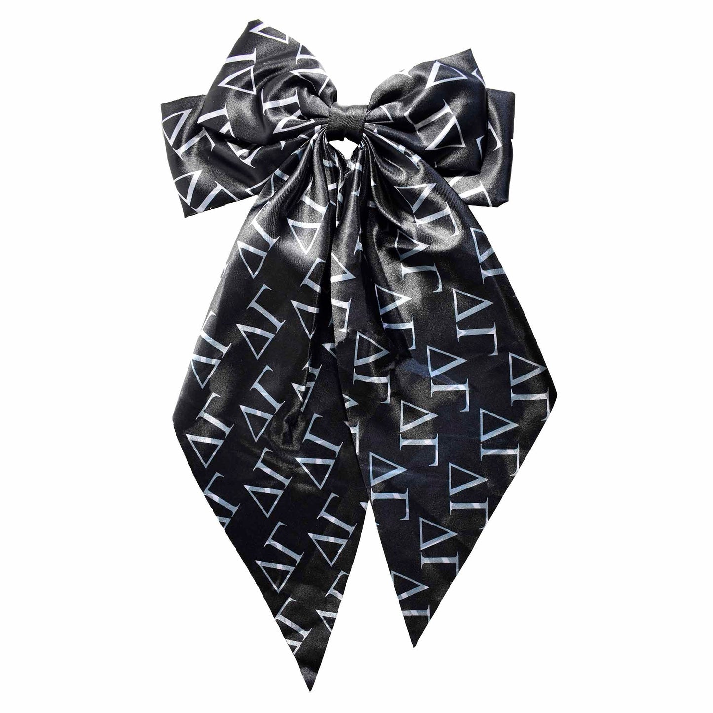 Delta Gamma Greek Letters Hair Bow