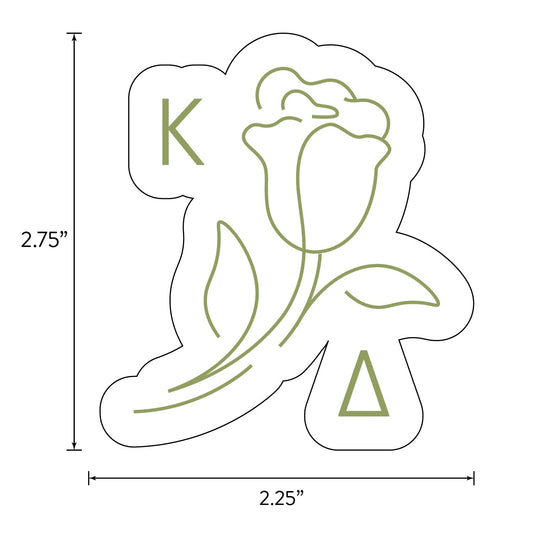 Kappa Delta Sorority Sticker Sheet- Brand Focus