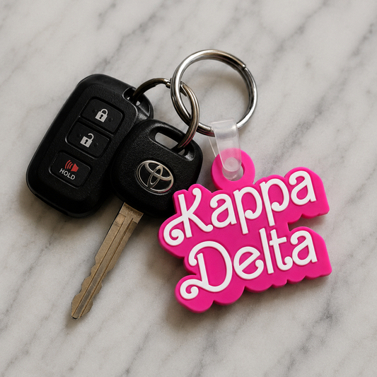 Kappa Delta Retro Dolly Keychain