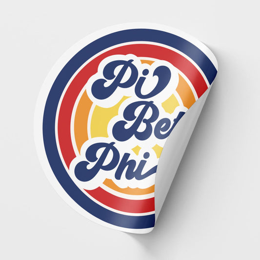 Pi Beta Phi <br> Retro Sticker Sheet