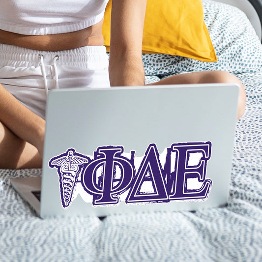 Phi Delta Epsilon Laptop Jumbo Sticker/Decal