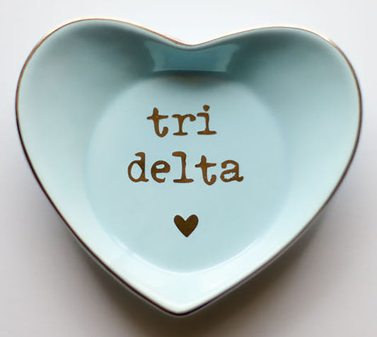 Tri Delta Ceramic Ring Dish