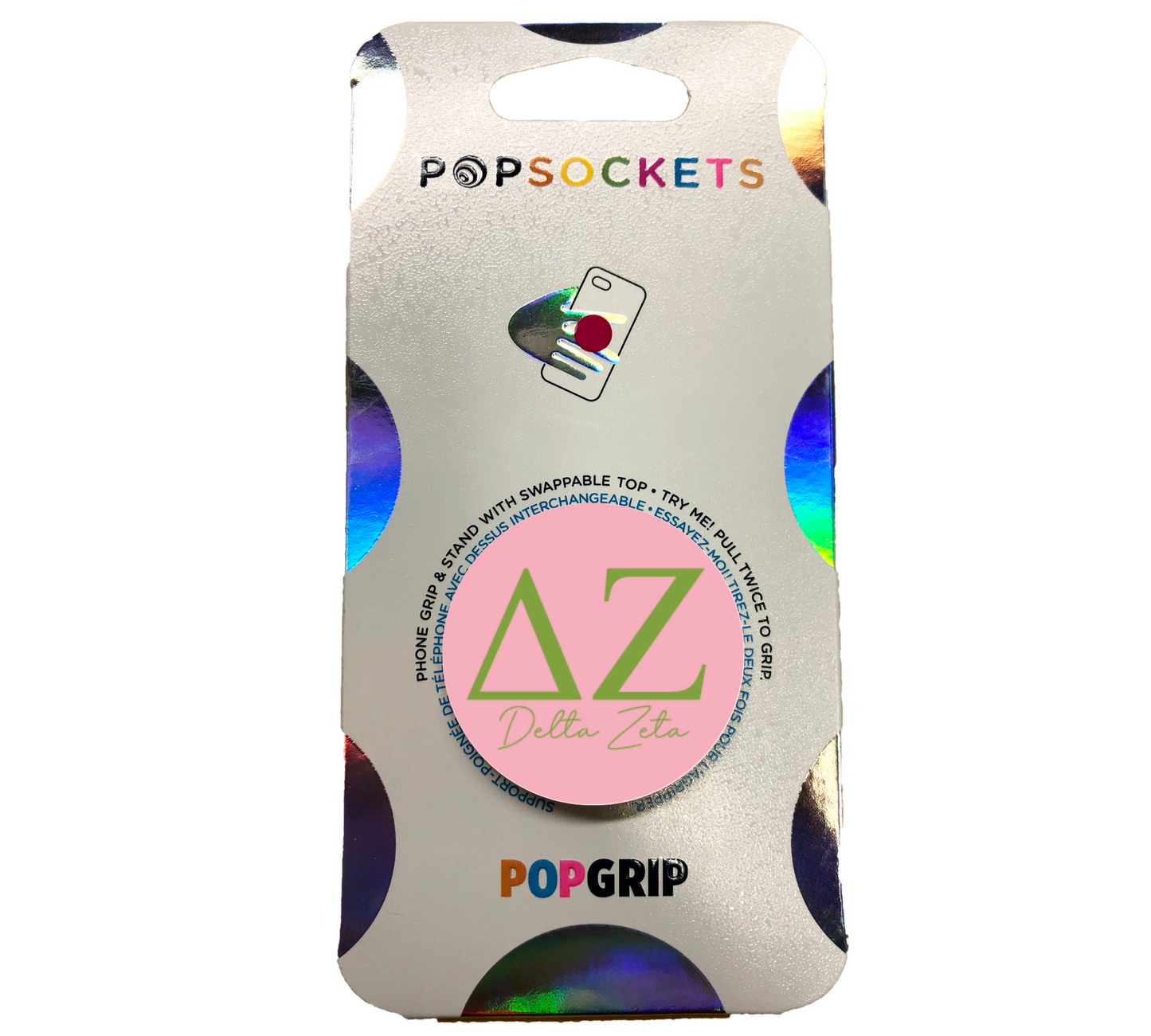 Delta Zeta 2-Color PopSocket