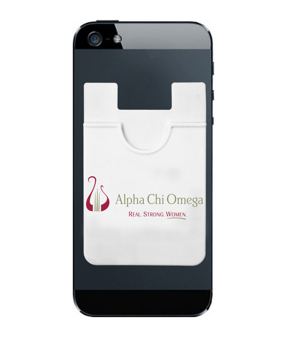 Alpha Chi Omega Adhesive Wallet - Koala Pouch