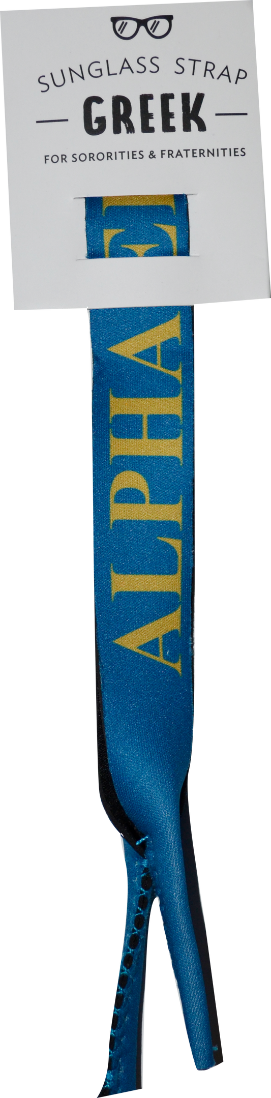 Alpha Epsilon Pi Sunglass Strap Packaging- Croakie