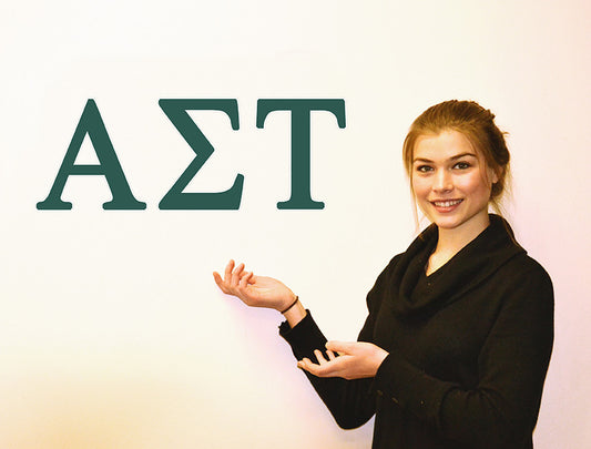 Alpha Sigma Tau <br> Jumbo Letter Decals