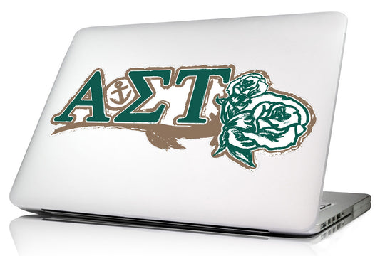 Alpha Sigma Tau <br>11.75 x 5 Laptop Skin/Wall Decal