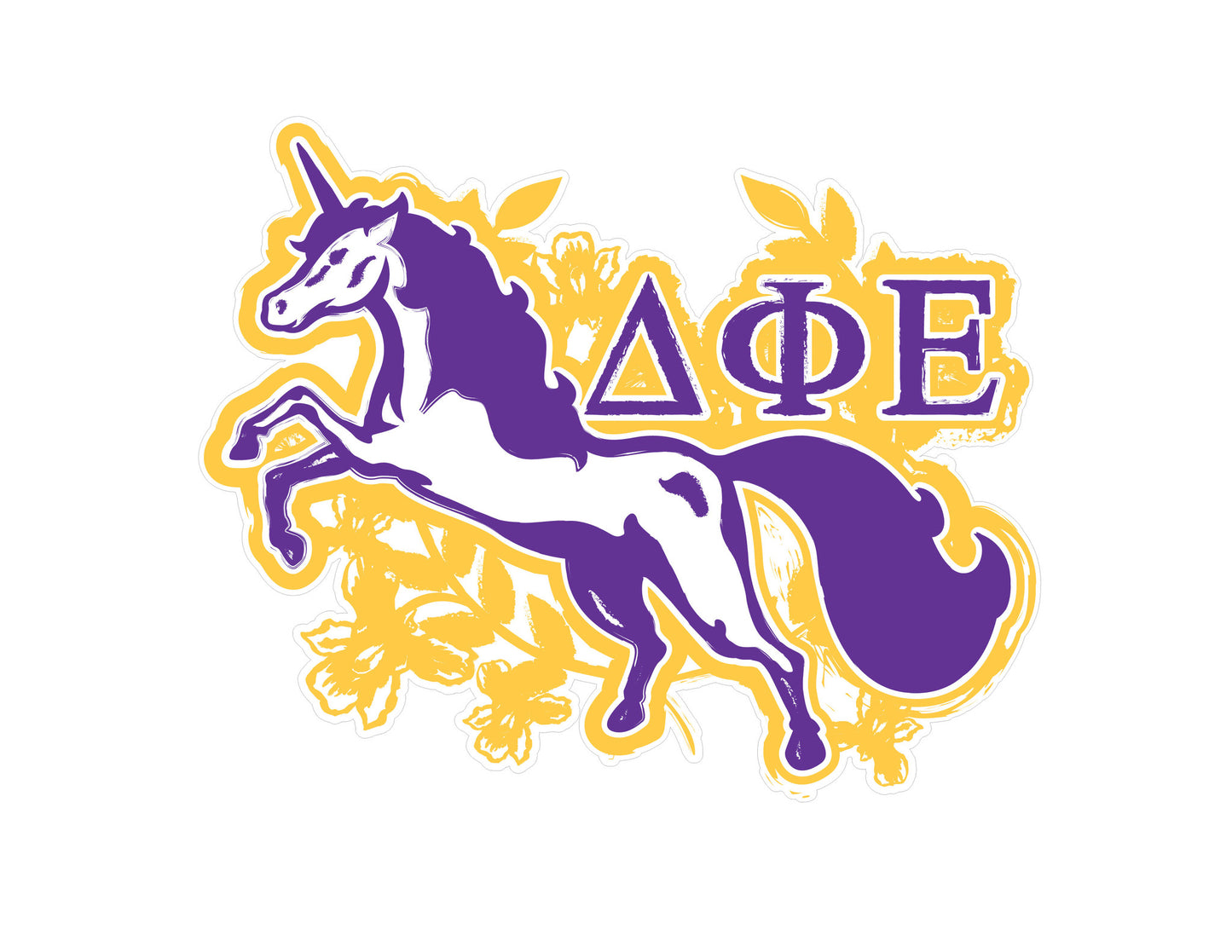 Delta Phi Epsilon <br>7.75 x 6 Laptop Skin/Wall Decal