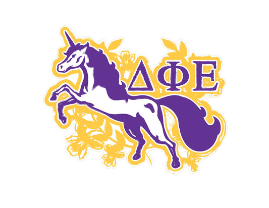 Delta Phi Epsilon <br>7.75 x 6 Laptop Skin/Wall Decal