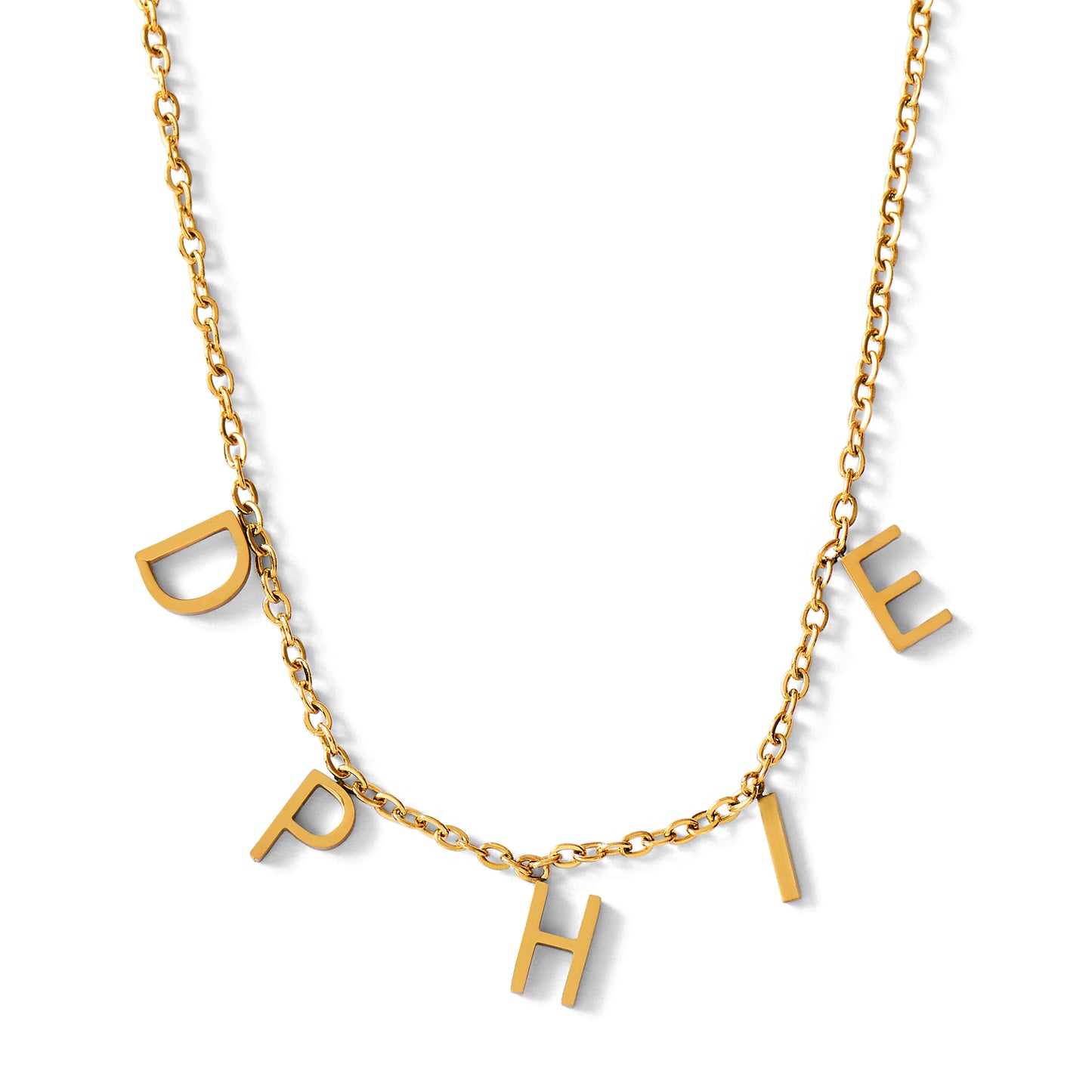 Delta Phi Epsilon Name Necklace