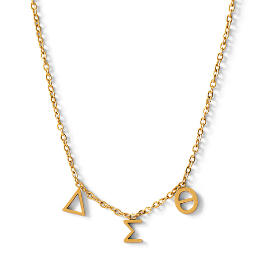 Delta Sigma Theta Name Necklace
