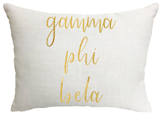 Gamma Phi Beta Throw Pillow