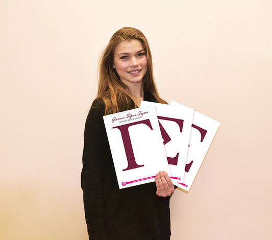 Kappa Alpha Theta <br> Jumbo Letter Decals