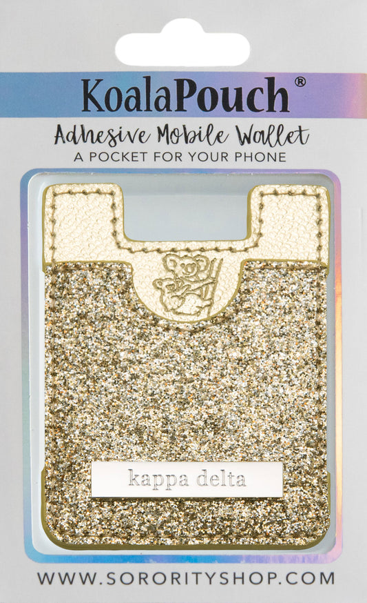 Kappa Delta Glitter Koala Pouch