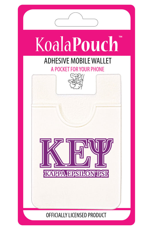 Kappa Epsilon Psi Koala Pouch - Greek Letters Design - Phone Wallet