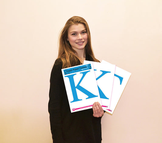 Kappa Kappa Gamma <br> Jumbo Letter Decals