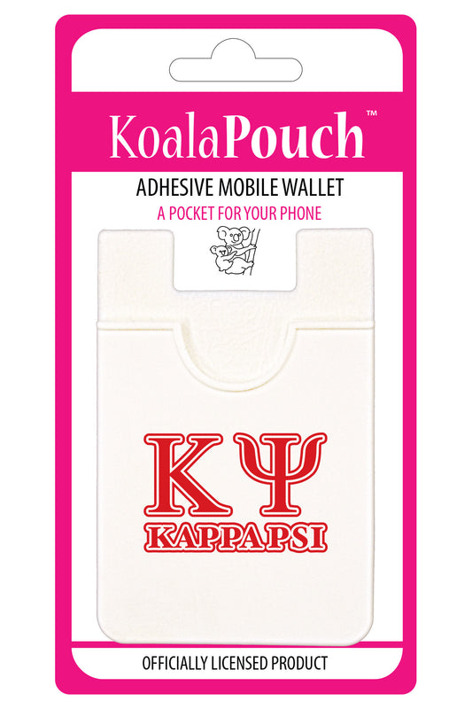 Kappa Psi Koala Pouch - Greek Letters Design - Phone Wallet
