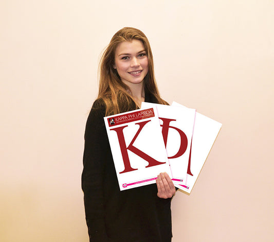 Kappa Phi Lambda <br> Jumbo Letter Decals