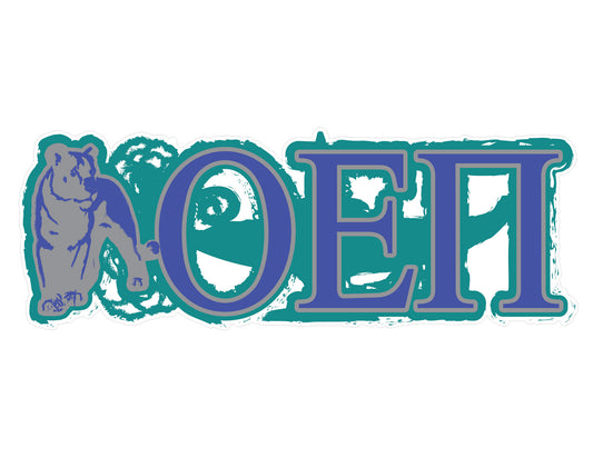 Omicron Epsilon Pi<br>Laptop Skin/Wall Decal