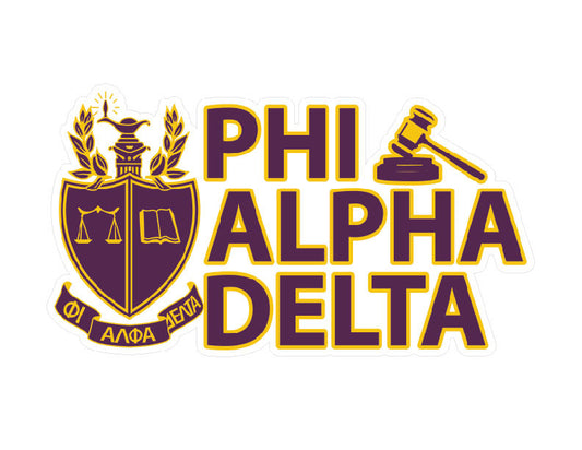 Phi Alpha Delta <br>11 x 6 Laptop Skin/Wall Decal